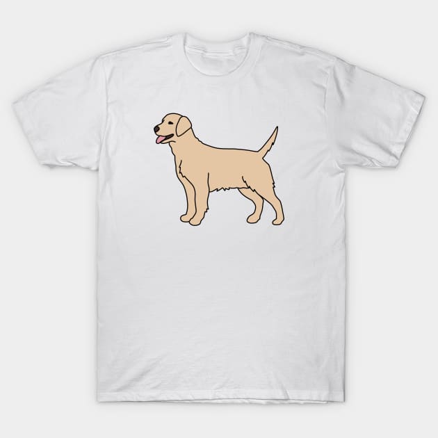 Golden Retriever T-Shirt by Kelly Louise Art